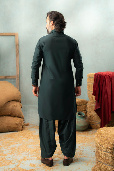 Green - Stitched Shalwar Kameez & Combo - SWSC03