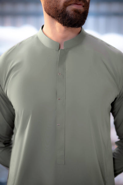Stitched Shalwar Kameez (SPSB47) Grey