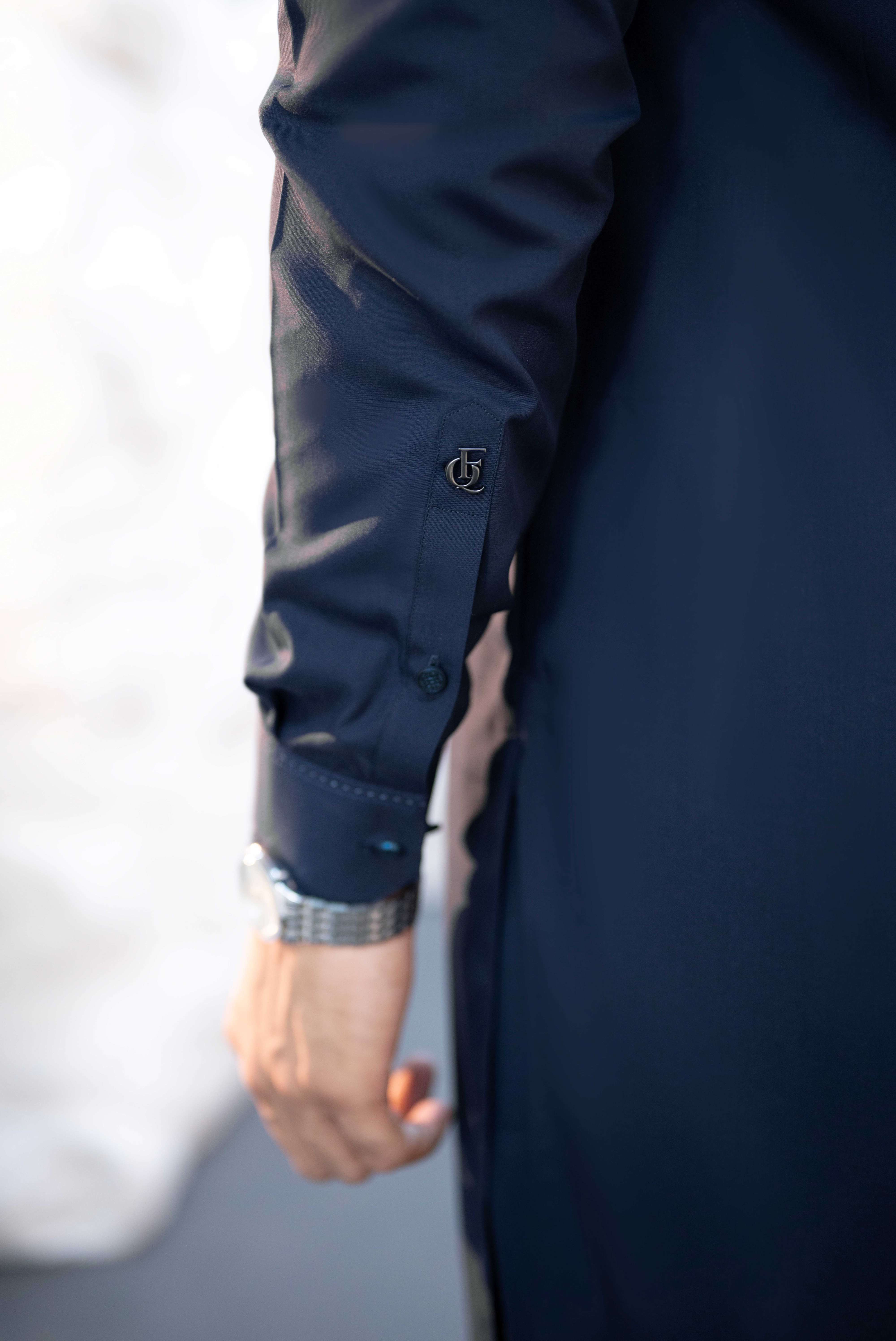 Stitched Shalwar Kameez (SPSB44) Navy Blue