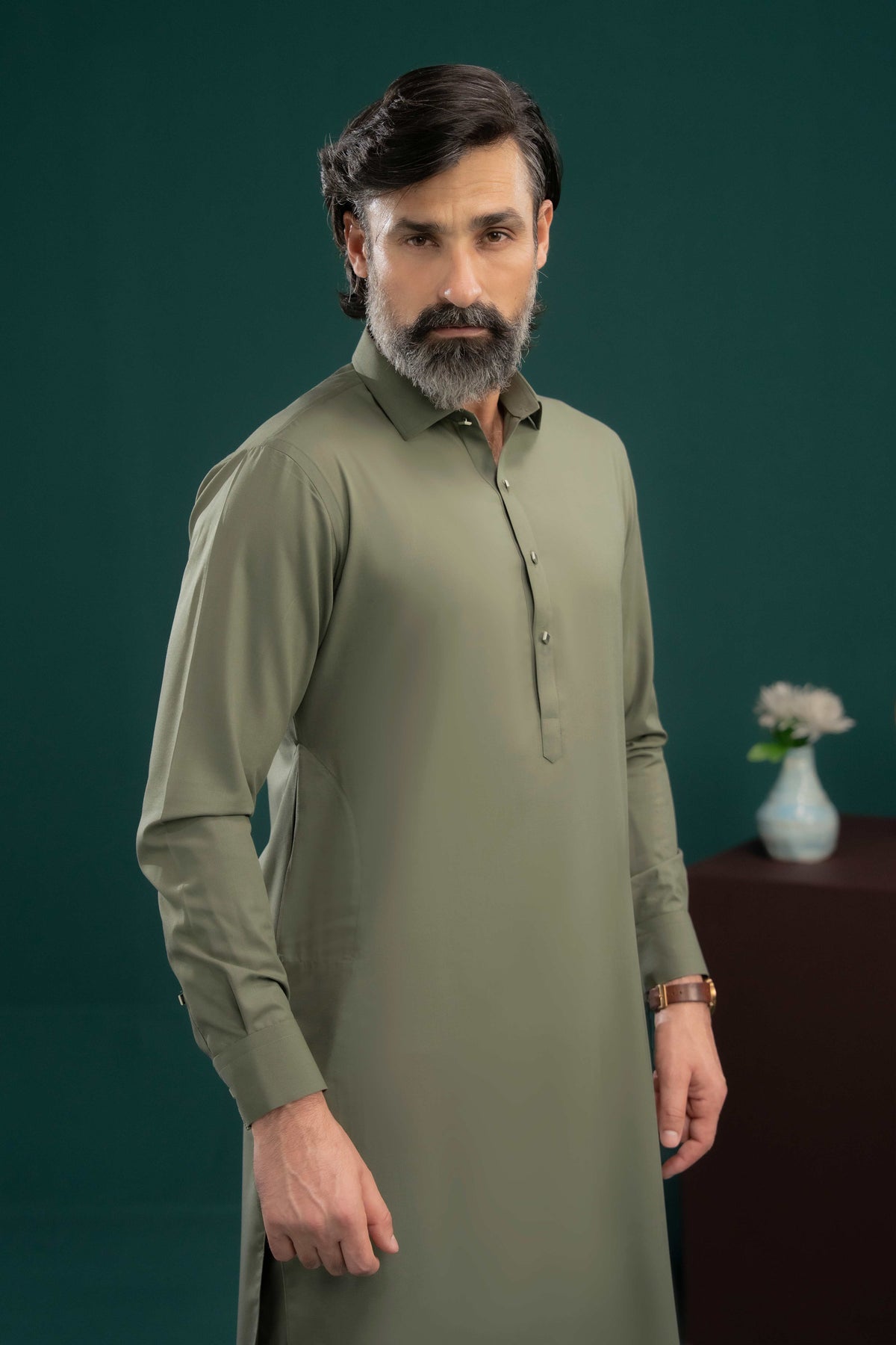 Light Grey - Stitched Shalwar Kameez - SWSC19