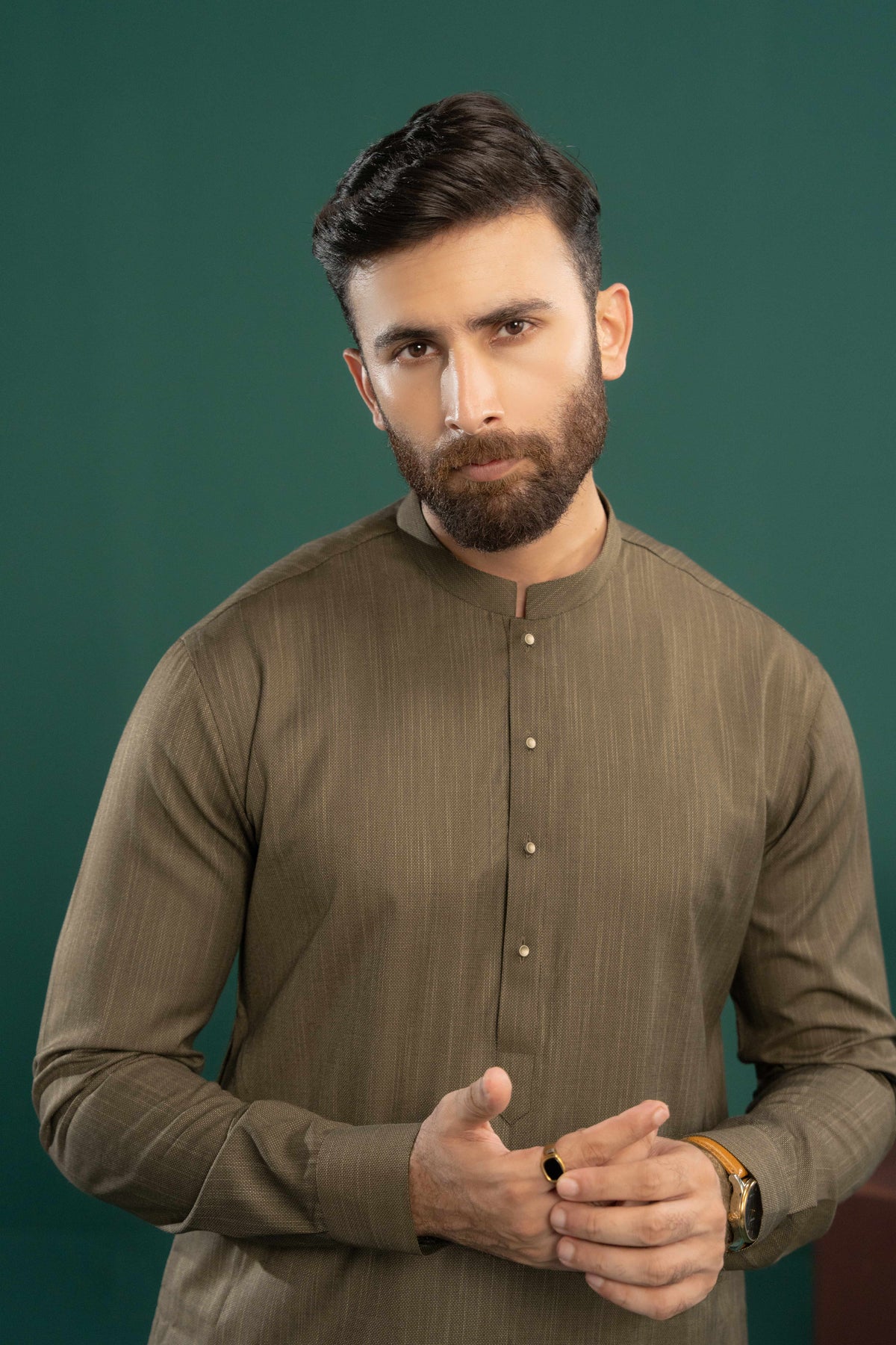 Brown - Stitched Shalwar Kameez & Combo - SWSB12