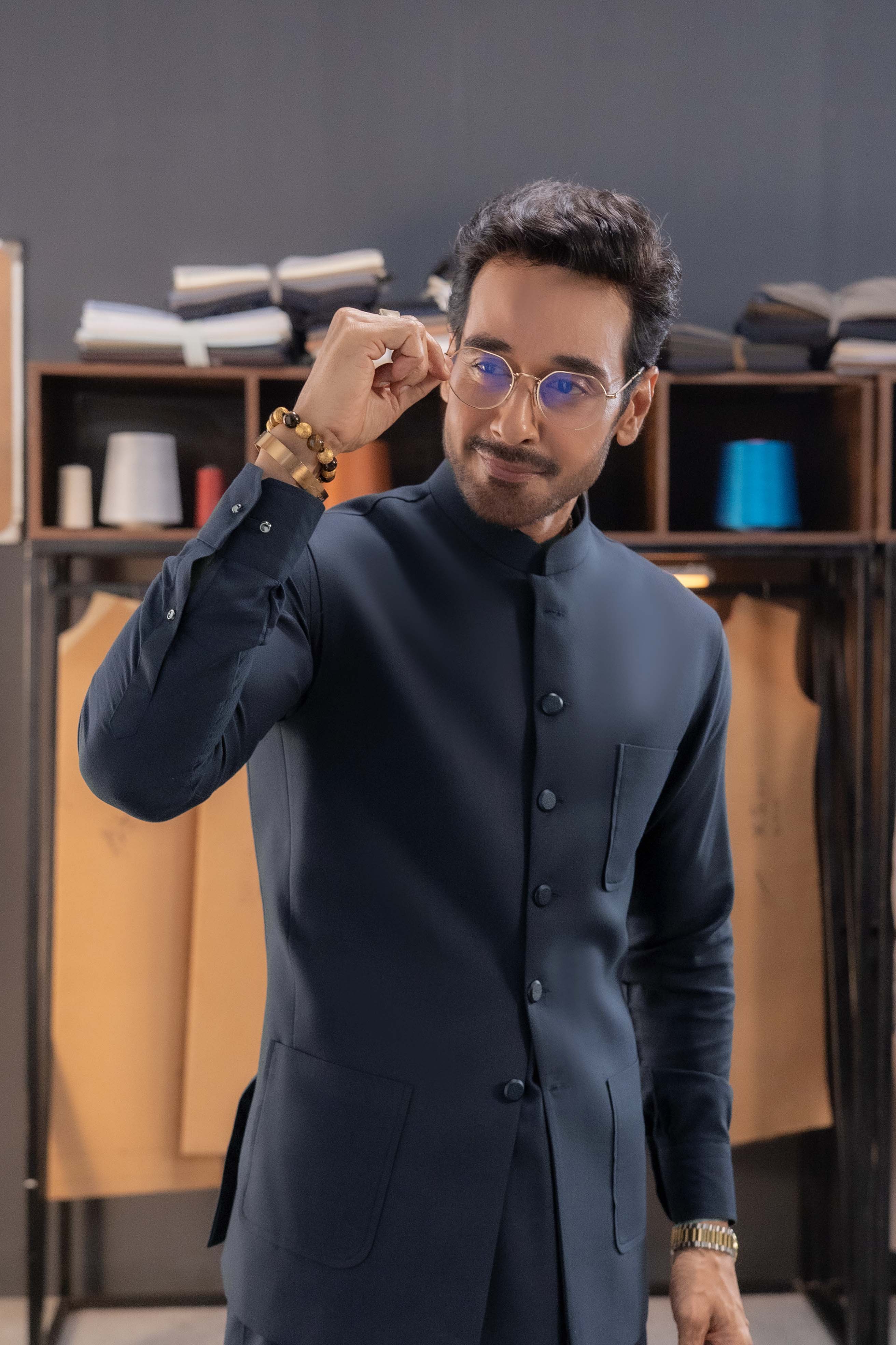 Waist Coat - Navy Blue (NWCS55)