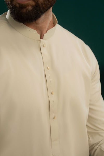 Beige - Stitched Shalwar Kameez & Combo - SWSB06