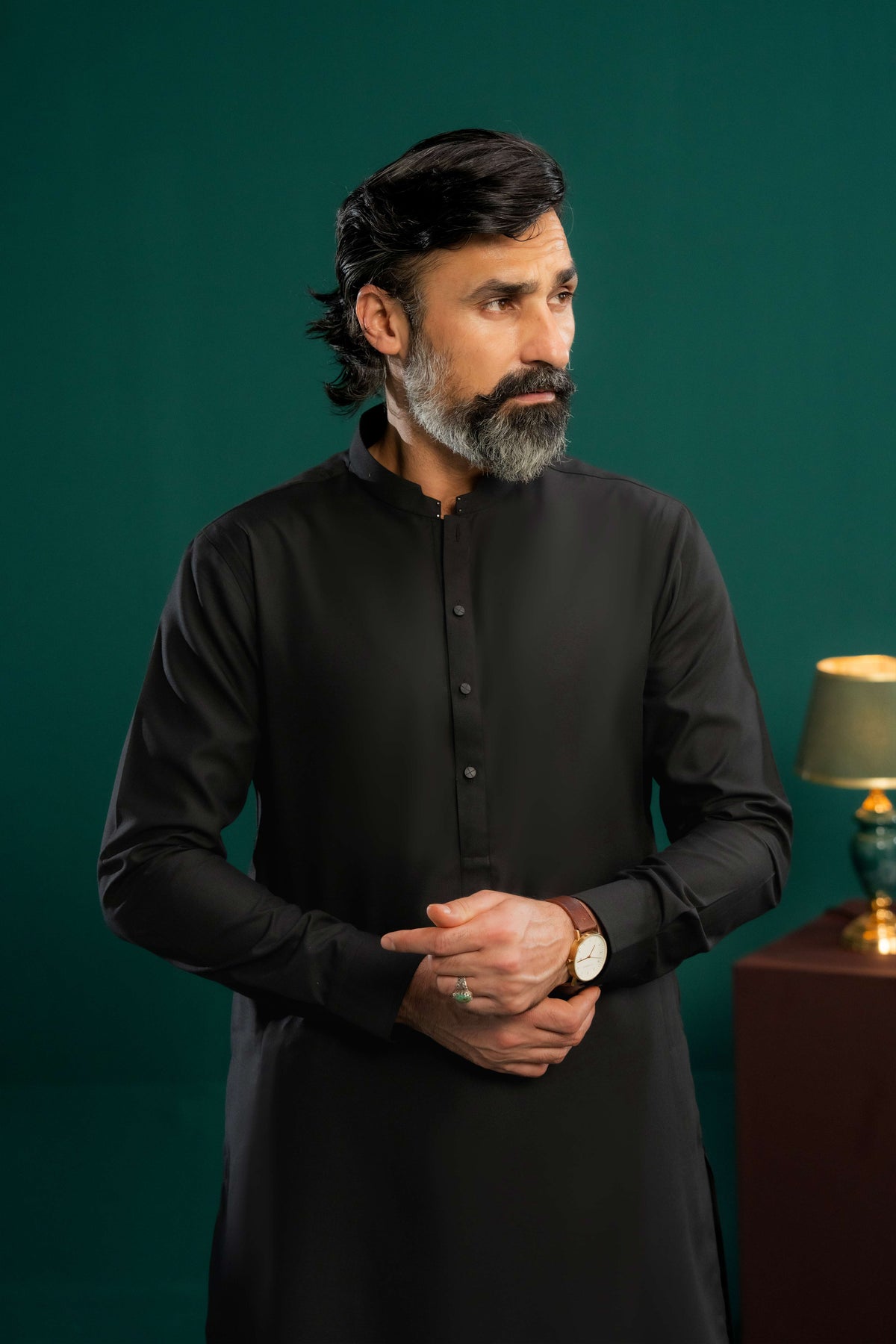 Black - Stitched Shalwar Kameez & Combo - SWSB09