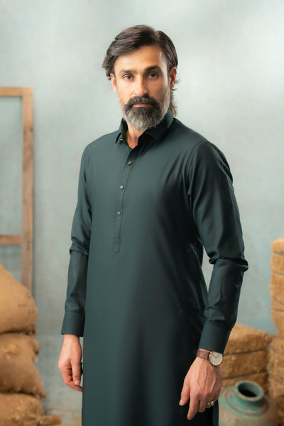 Green - Stitched Shalwar Kameez & Combo - SWSC03