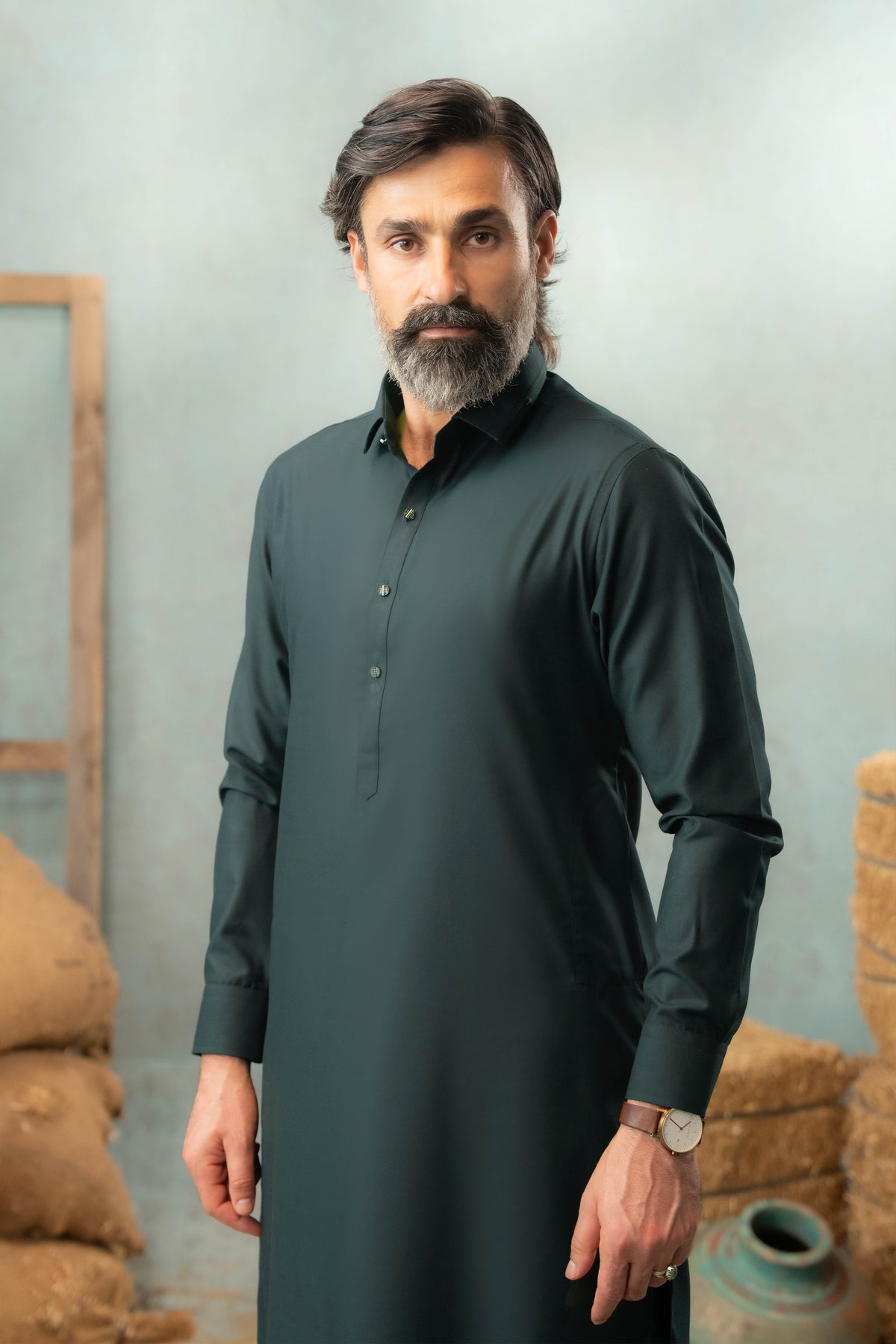 Green - Stitched Shalwar Kameez & Combo - SWSC03