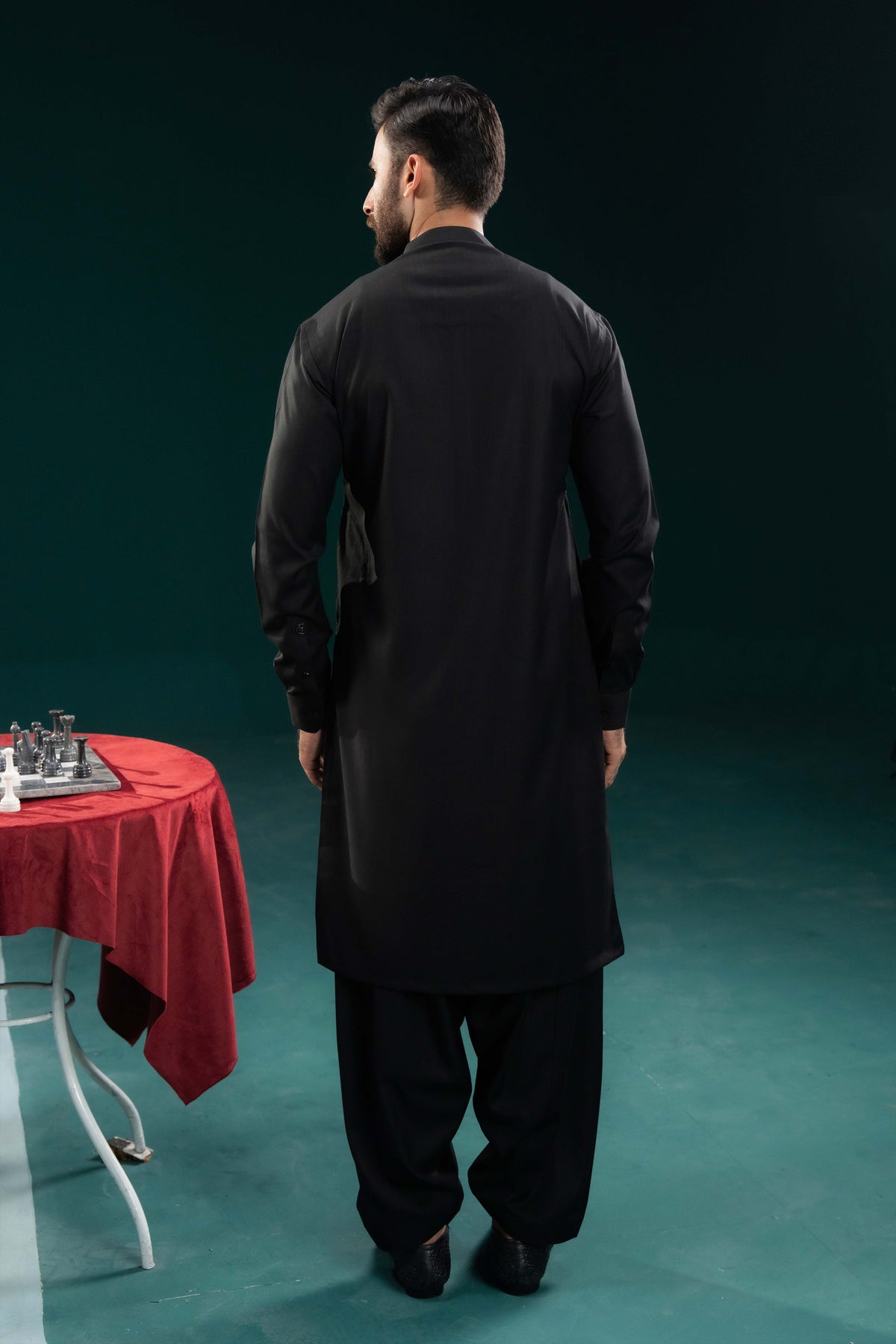 Black - Stitched Shalwar Kameez & Combo - SWSB11