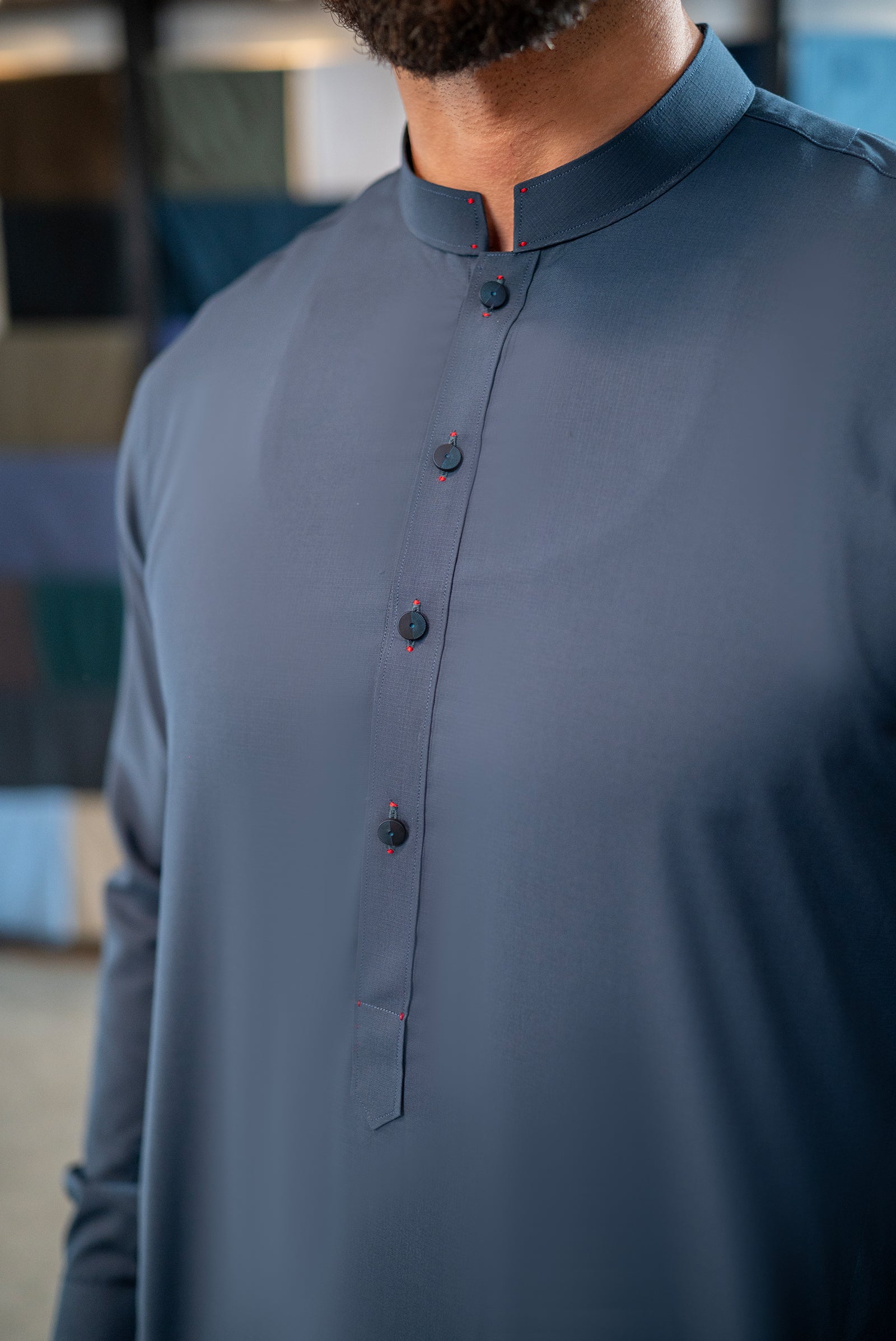 Stitched Shalwar Kameez (SPSB49) Turk Blue