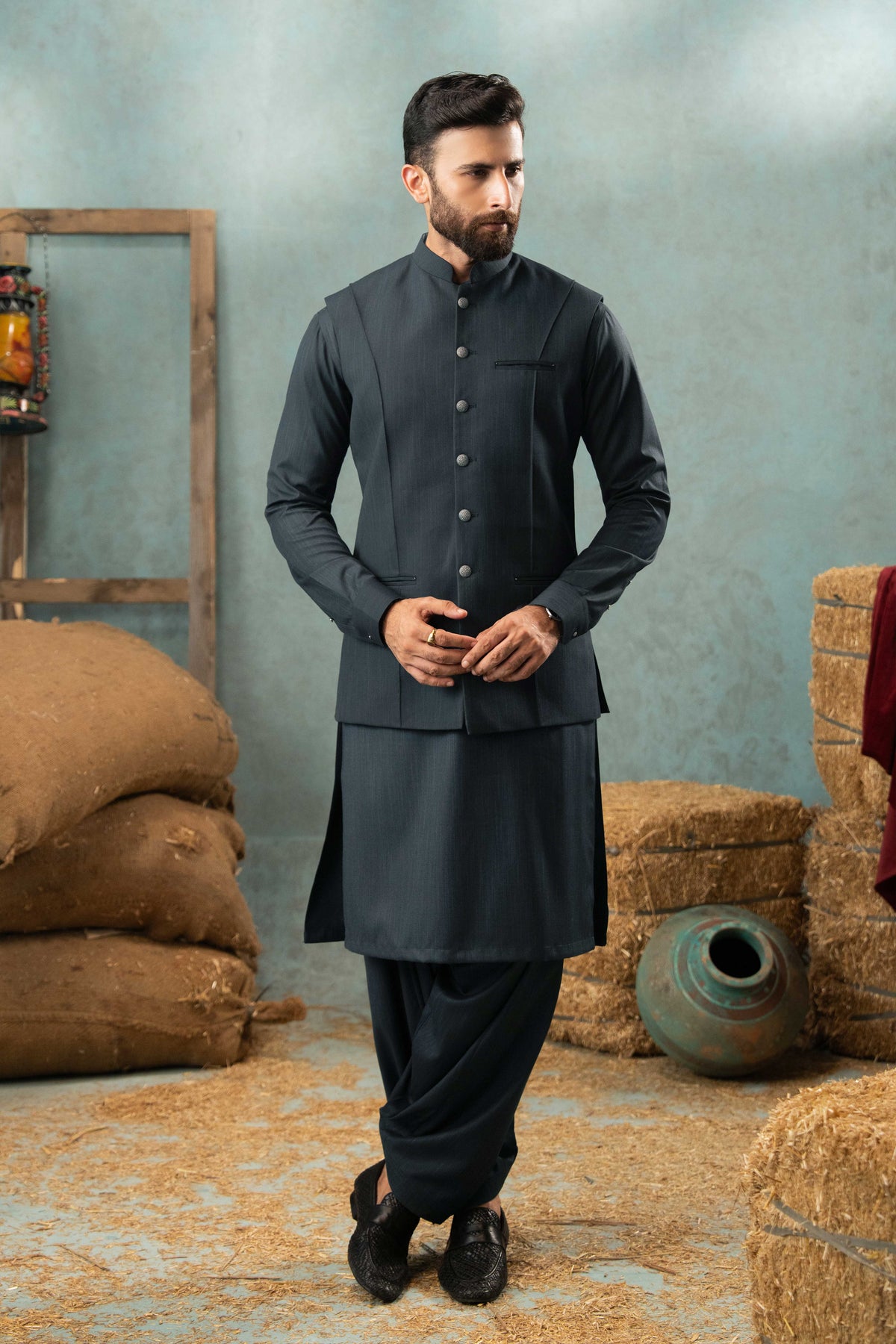 Dark Blue - Waist Coat - NWCS15