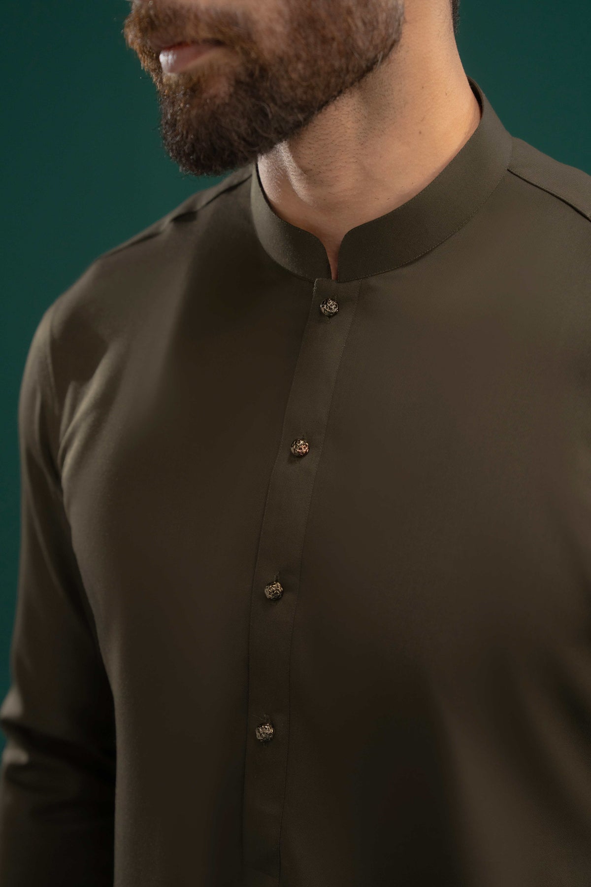 Brown - Stitched Shalwar Kameez - SWSB07