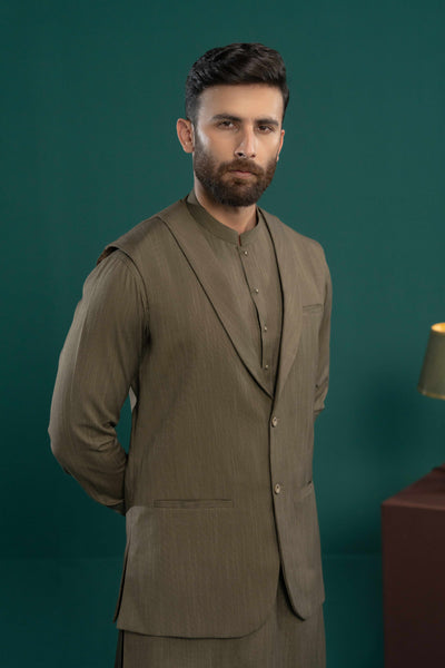 Brown - Waist Coat - NWCS12