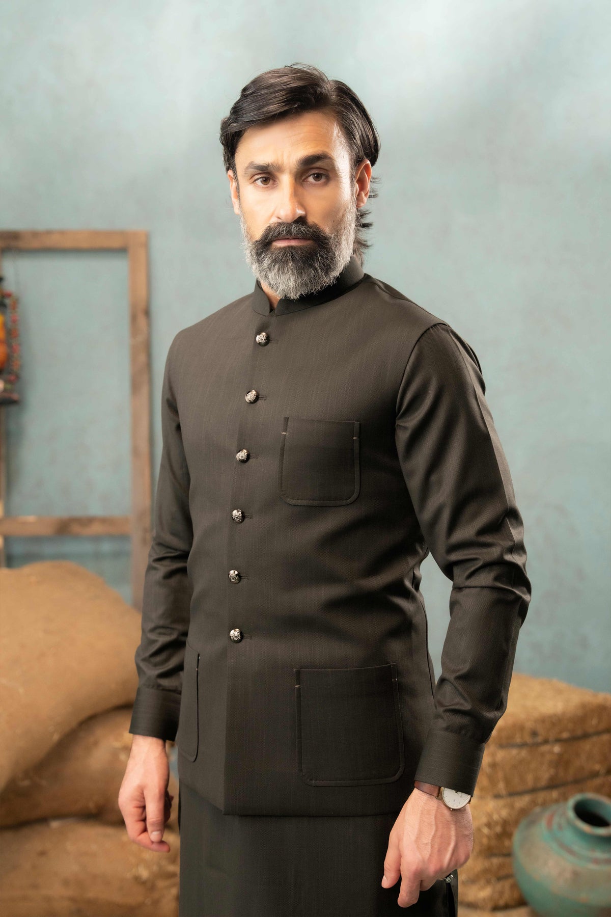 Dark Brown - Stitched Shalwar Kameez & Combo - SWSC01