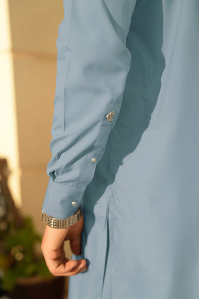 Stitched Shalwar Kameez (SPSC27) Light Blue