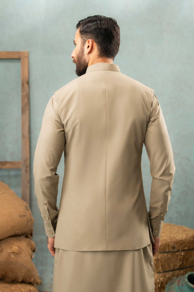 Khaki - Stitched Shalwar Kameez & Combo - SWSB08