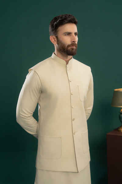 Beige - Stitched Shalwar Kameez & Combo - SWSB06
