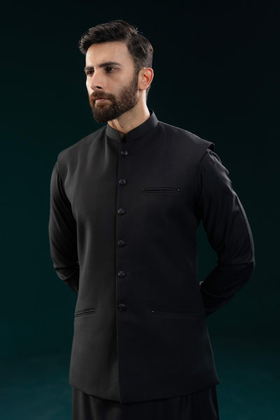 Black - Stitched Shalwar Kameez & Combo - SWSB11