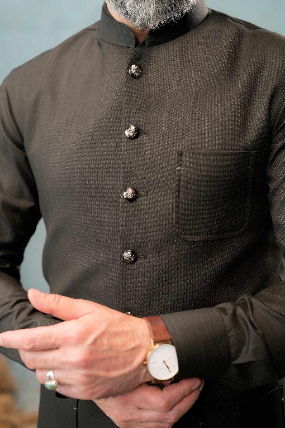 Dark Brown - Stitched Shalwar Kameez & Combo - SWSC01
