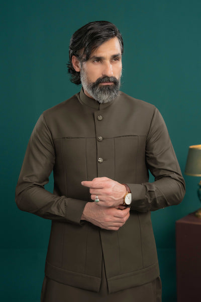 Brown - Waist Coat - NWCS07