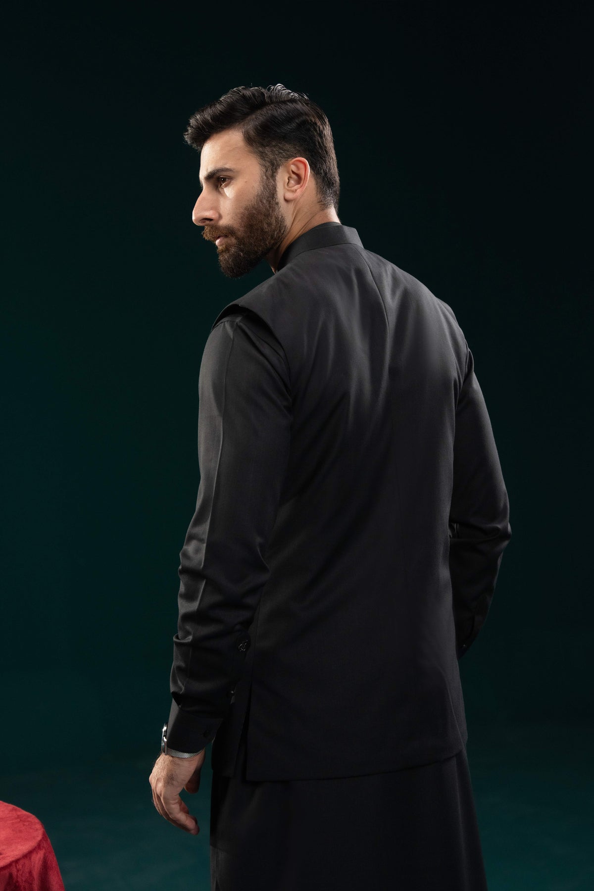 Black - Waist Coat - NWCS11