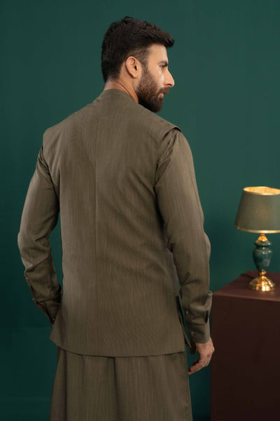 Brown - Stitched Shalwar Kameez & Combo - SWSB12