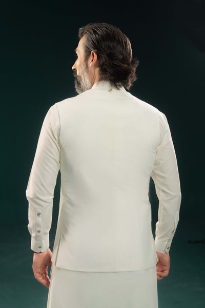 Off White - Stitched Shalwar Kameez & Combo - SWSB10