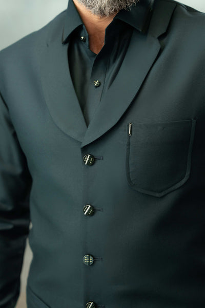 Green - Waist Coat - NWCS03