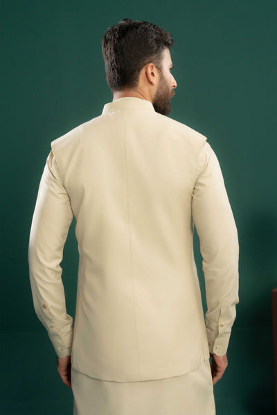 Beige - Waist Coat - NWCS06