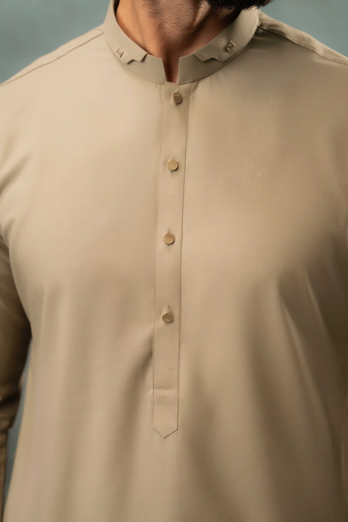 Khaki - Stitched Shalwar Kameez & Combo - SWSB08