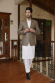 Rang-e-Mehfil 12  - 3Pc Suiting (Off White)