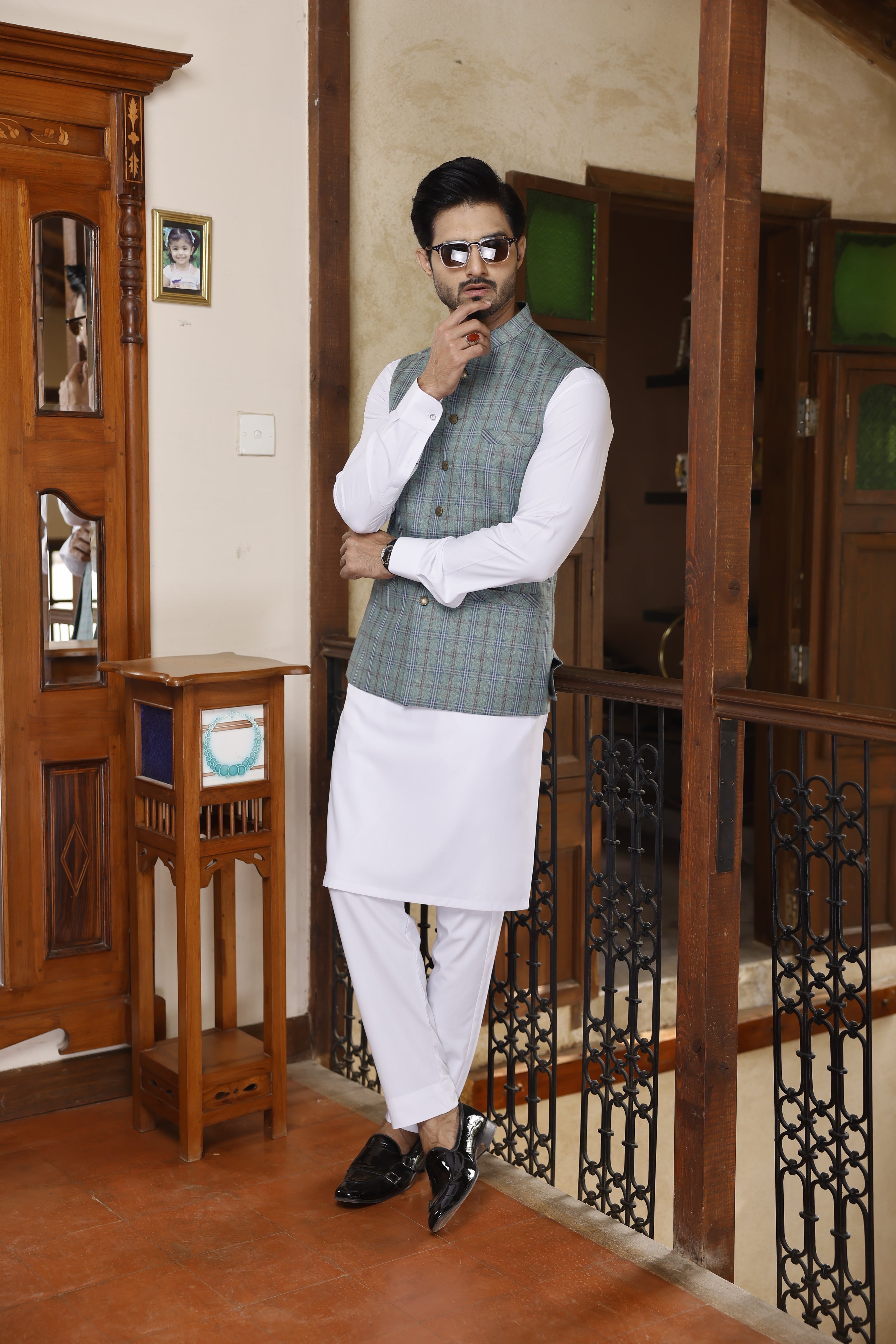 Suiting Fabric 09 - 3Pc (Forest Green) 2.25 Mtr