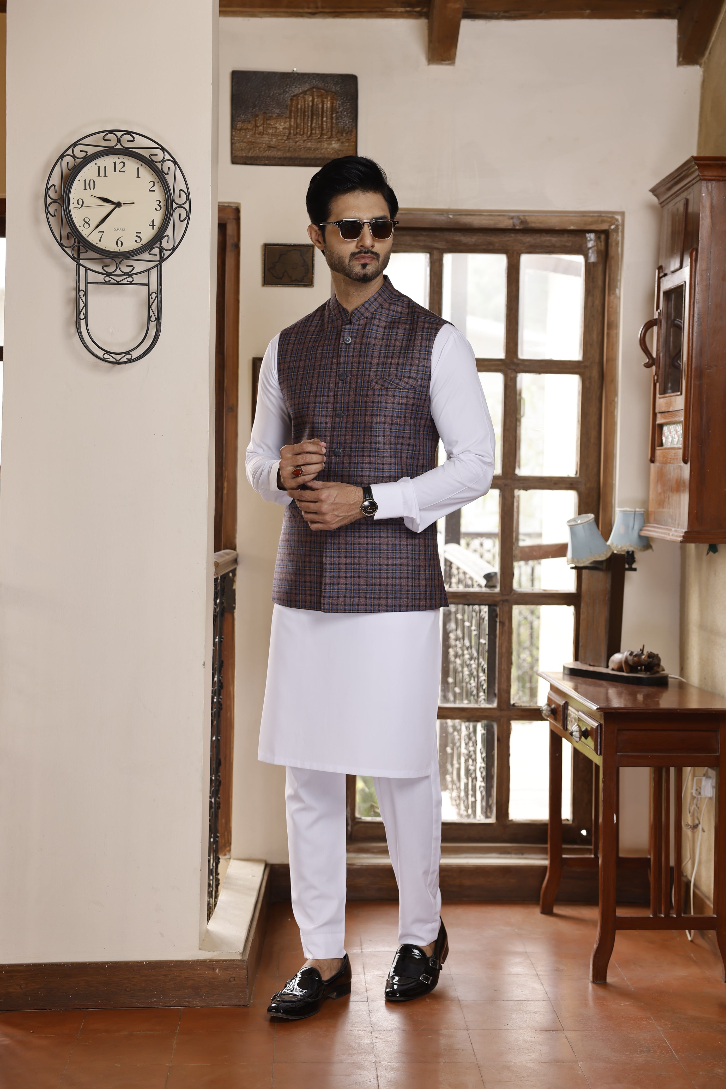 Suiting Fabric 11 - (Cherry) 2.25 Mtr