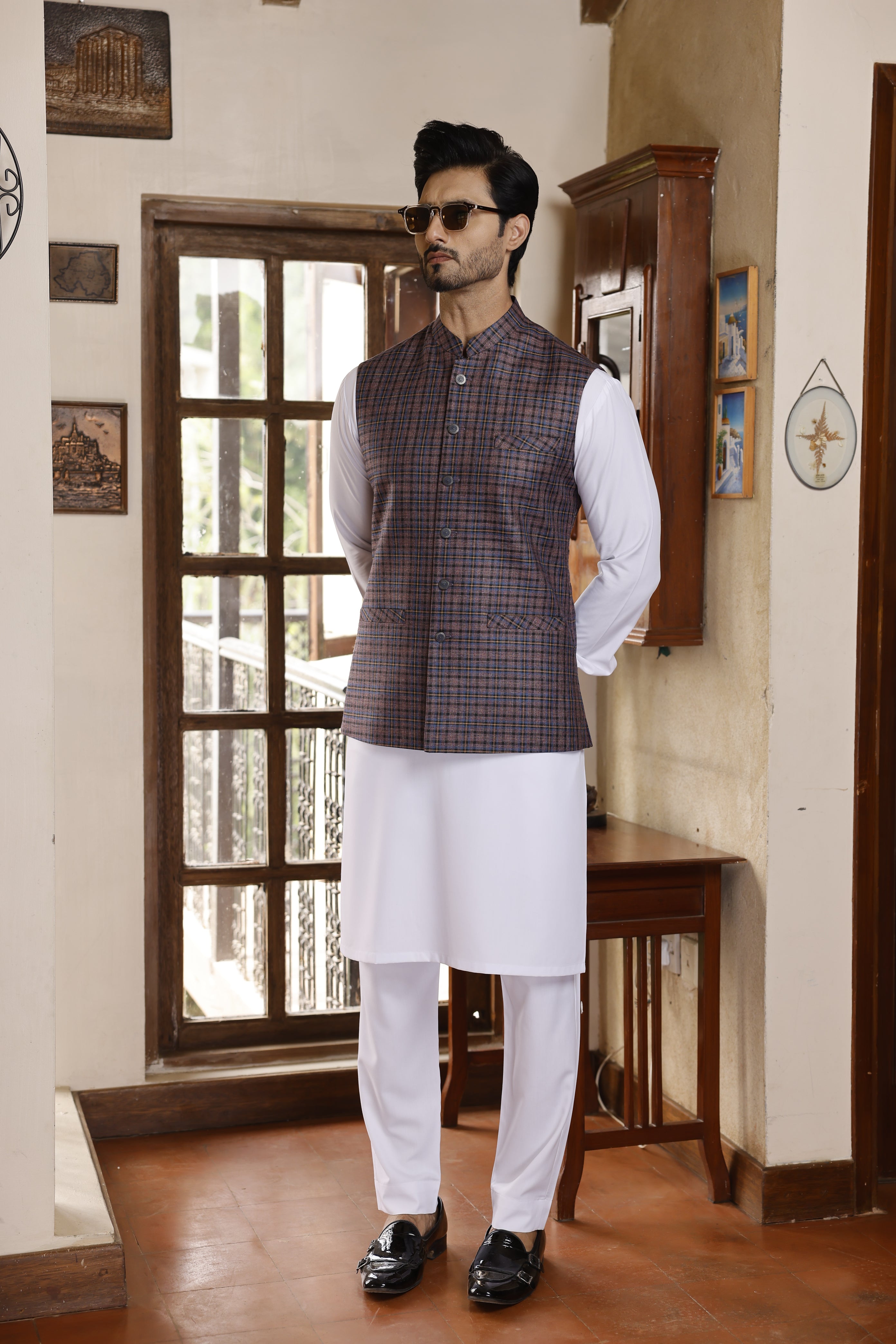 Suiting Fabric 11 - (Cherry) 2.25 Mtr