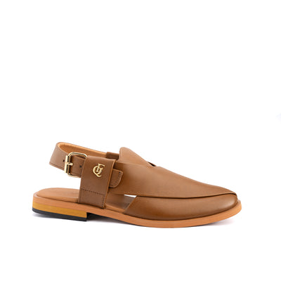 Brown Leather Peshawari Sandal - PMC13