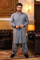 Stitched Shalwar Kameez (SCS20) Silver Grey