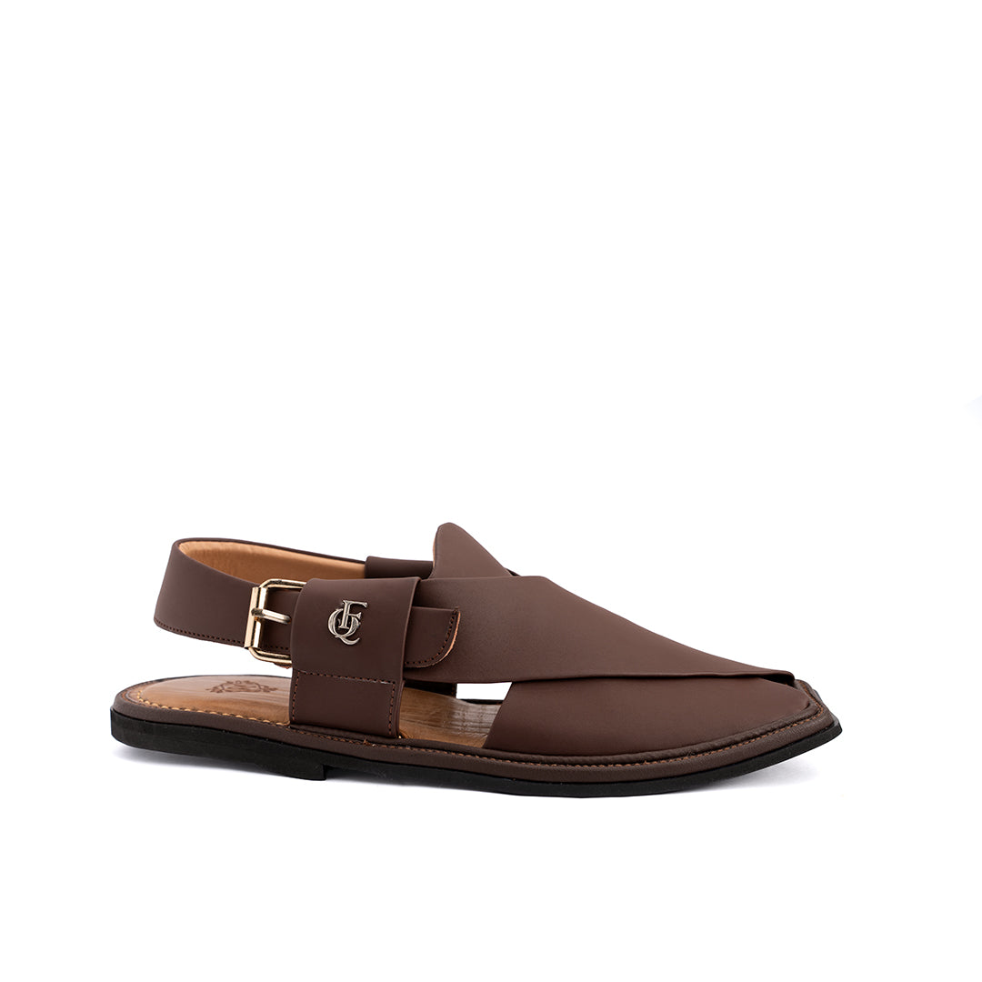 Chestnut Leather Peshawari Sandal - PMC15