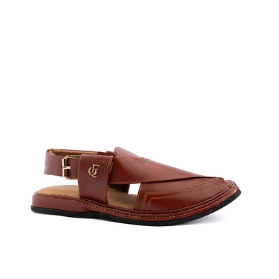 Rust Leather Peshawari Sandal - PMC30