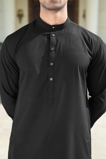 Stitched Shalwar Kameez (SPSB03) Black