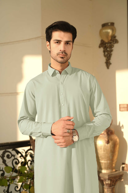 Stitched Shalwar Kameez (SPSC21) Pistachio