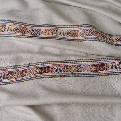 100% Woolen Shawl - 007 | Fawn