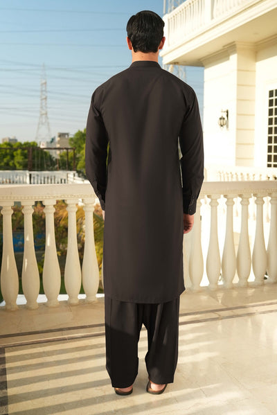 Stitched Shalwar Kameez (SPSB17) Dark Brown