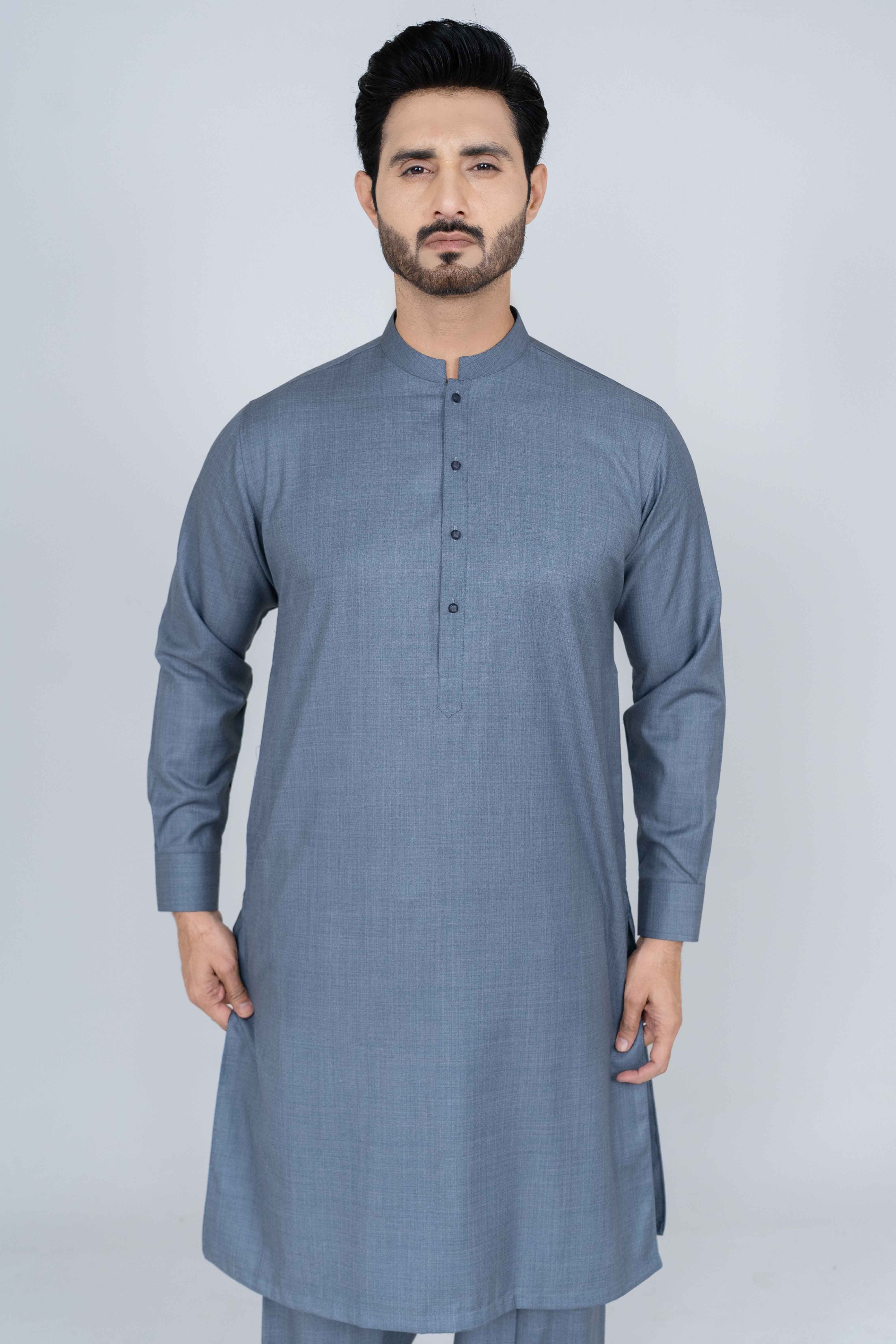 Stitched Shalwar Kameez (SWS25) Denim