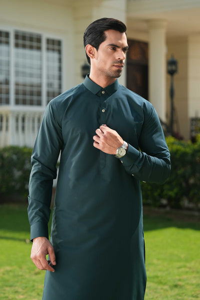 Stitched Shalwar Kameez (SPSC28) Green