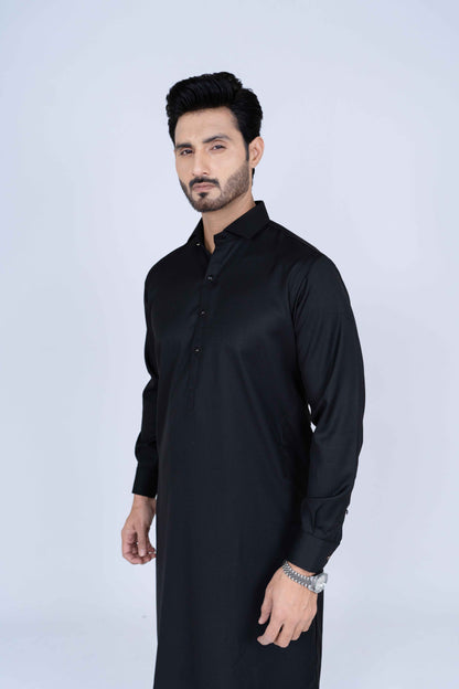 Stitched Shalwar Kameez (SWS27) Black