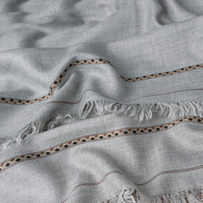 Woolen Shawl - 006 | Grey
