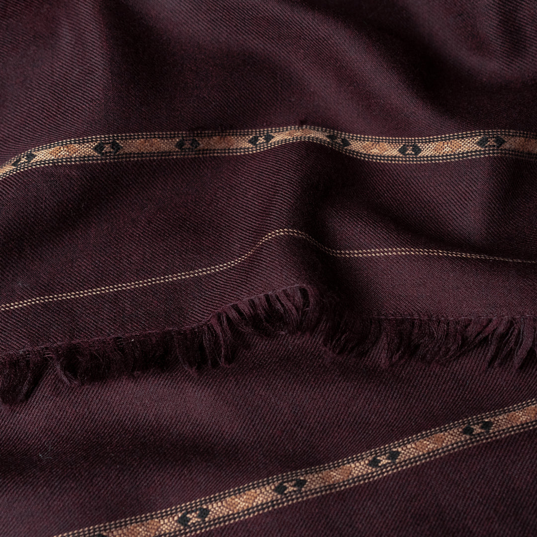 Woolen Shawl - 006 | Maroon