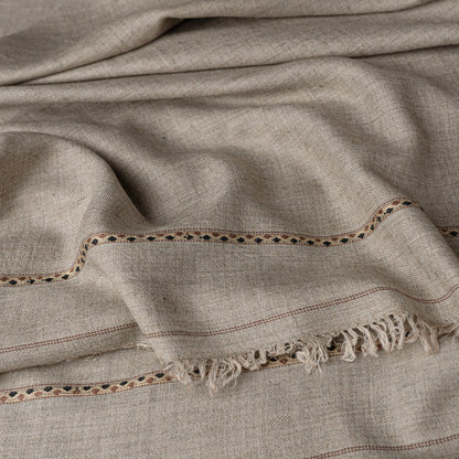 Woolen Shawl - 006 | Light Brown