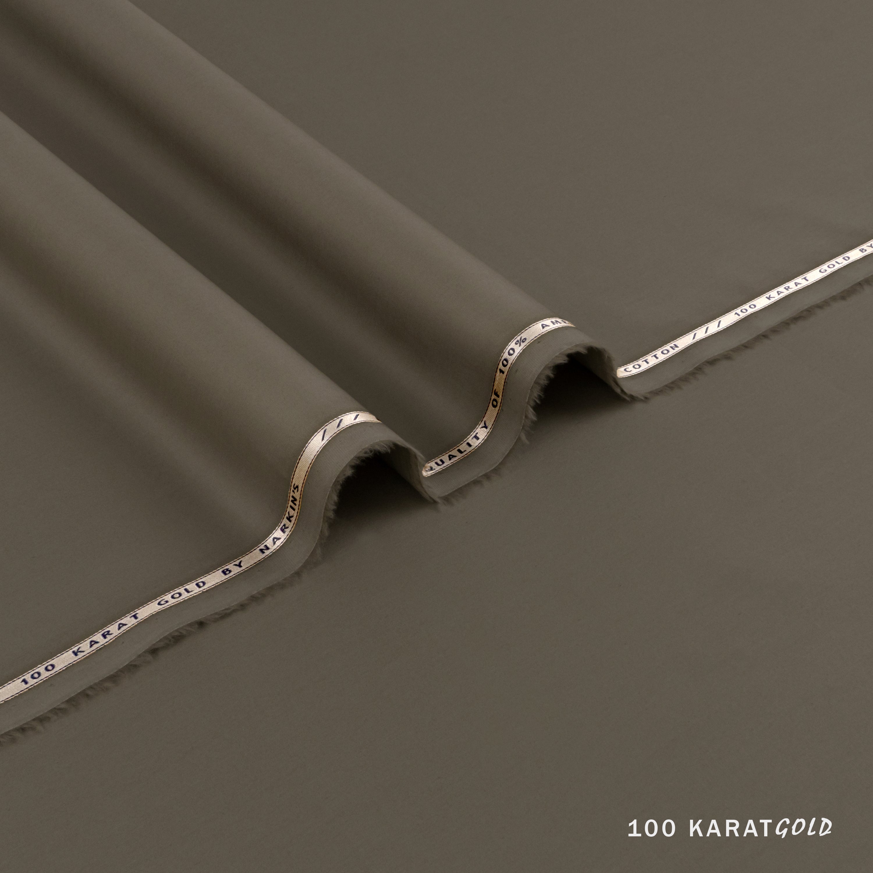 100 Karat Gold - 100% American PIMA Cotton (4.5 Mtr)