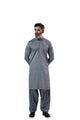 Stitched Shalwar Kameez (SCS8) Grey