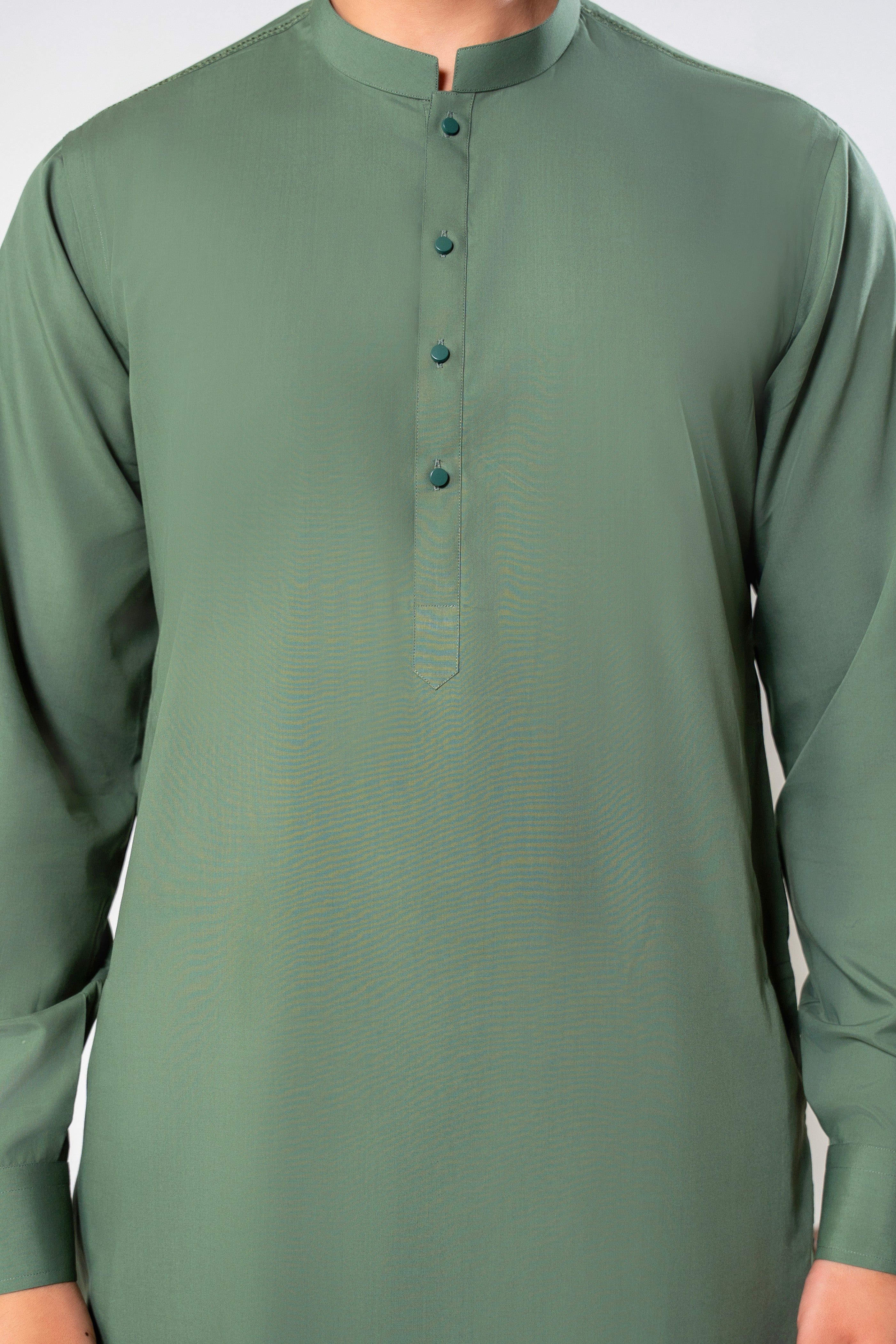 Stitched Shalwar Kameez (SPS73) Basil Green