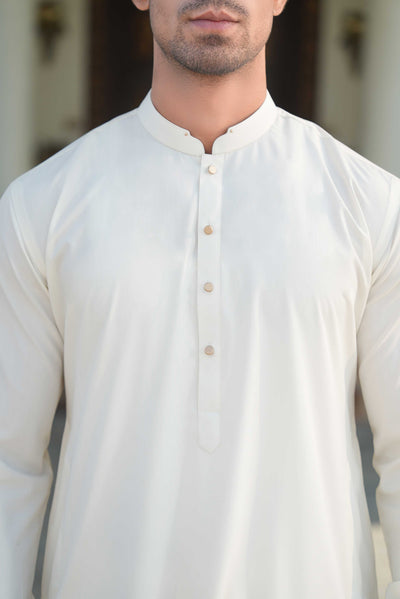 Stitched Shalwar Kameez (SPSB11) Off White